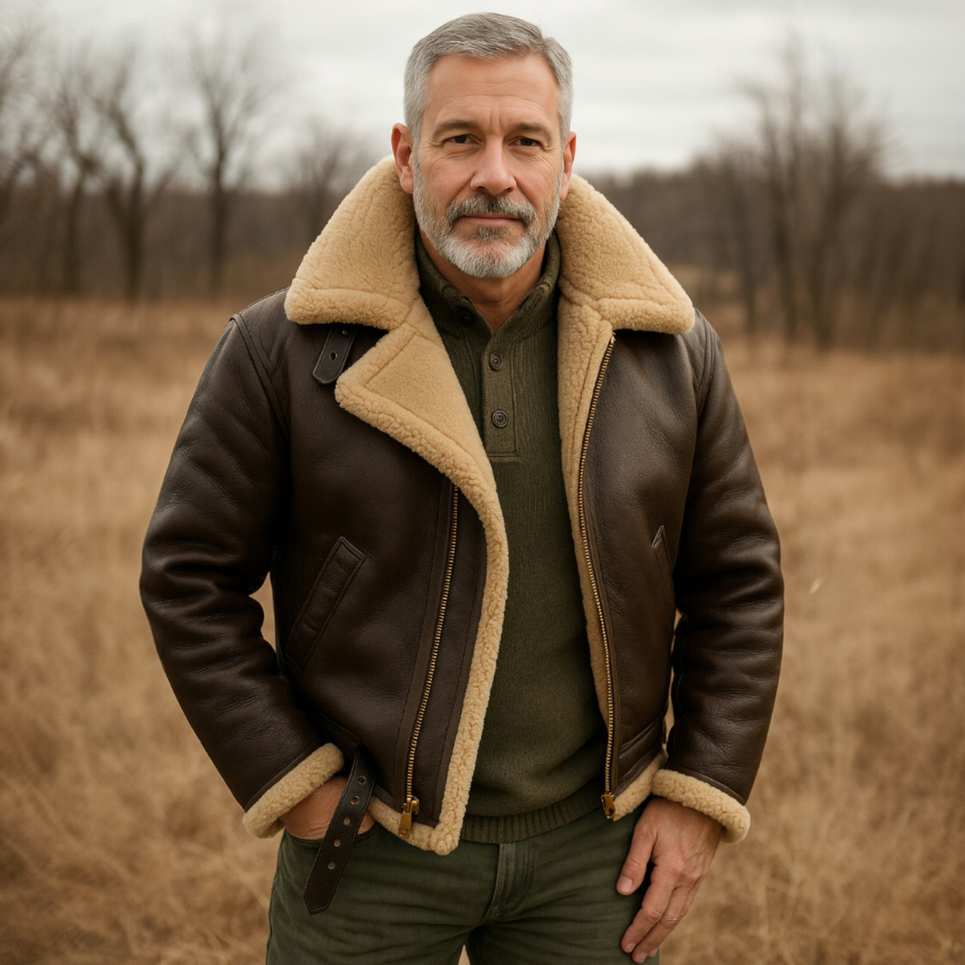 Fletcher | Signature Sheepskin Leather Jacket – Watson & Carter