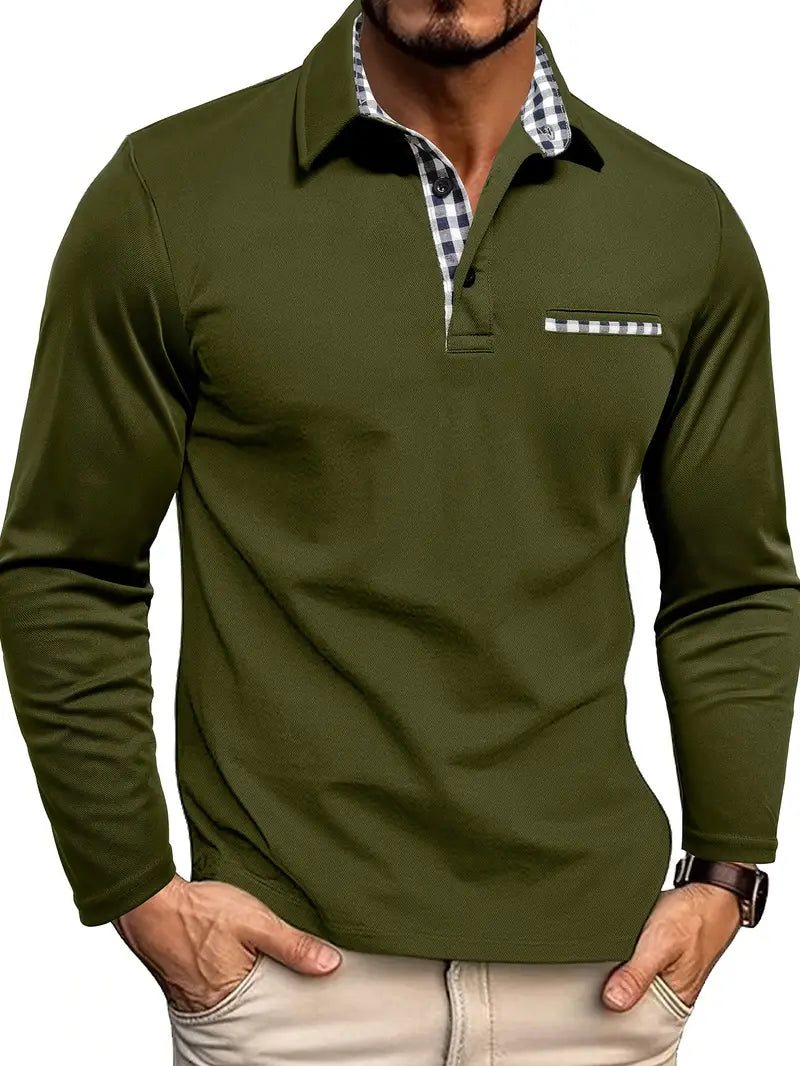 Wesley | Long Sleeve Polo Shirt