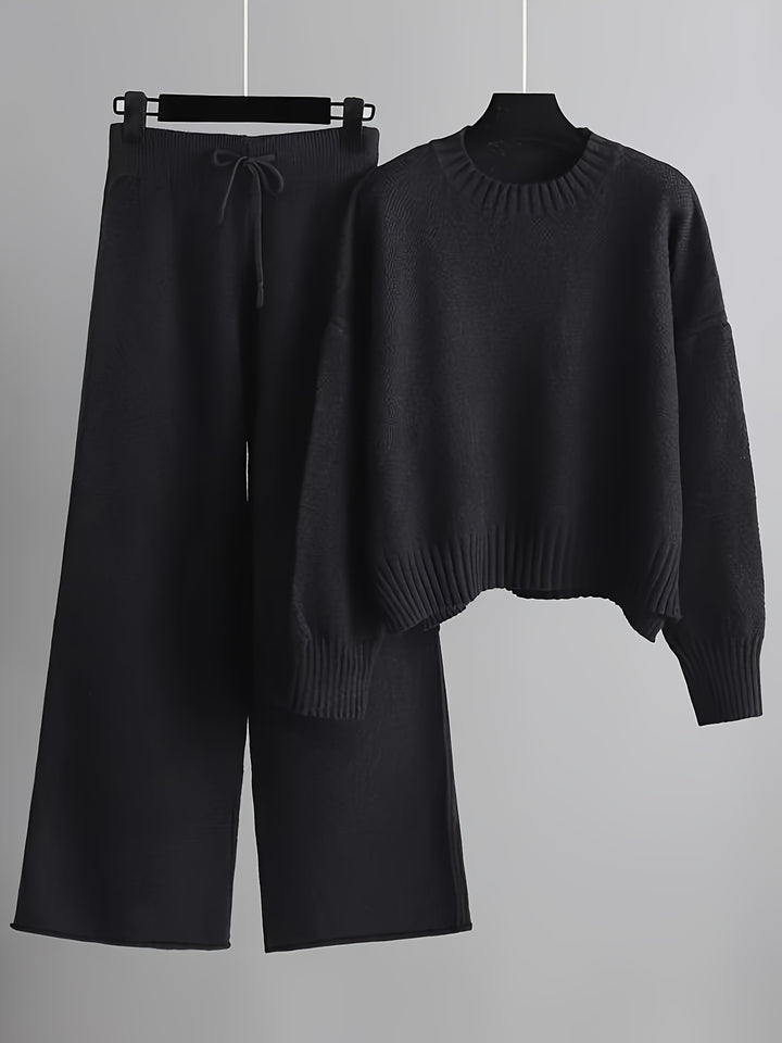 Joan | Relaxed Sweater & Wide-Leg Pants Set