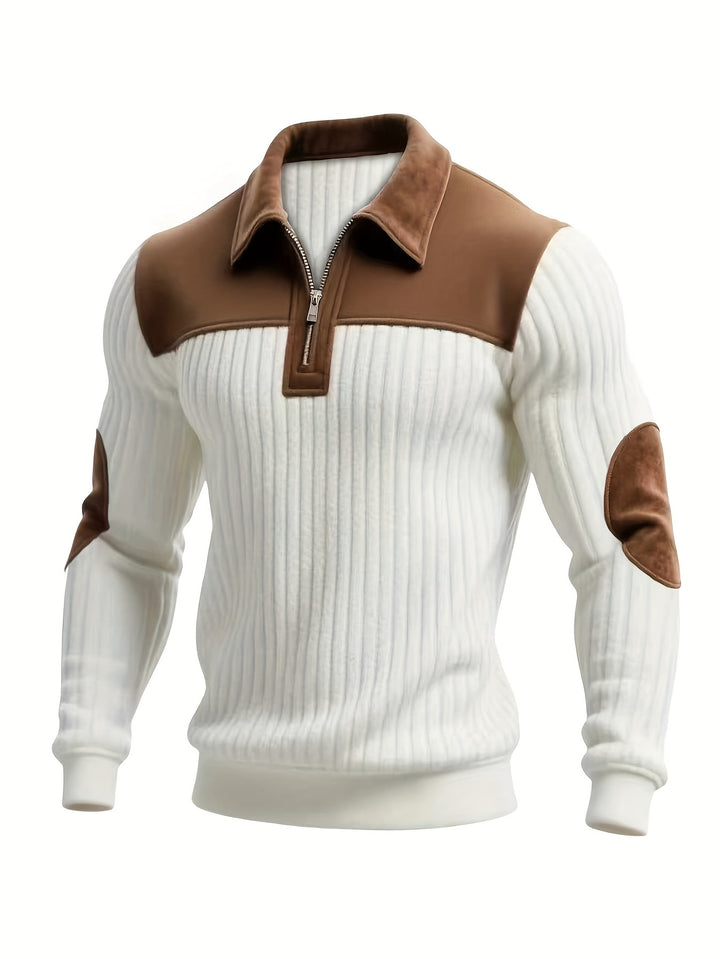 Owen | Classic Zip-Collar Sweater