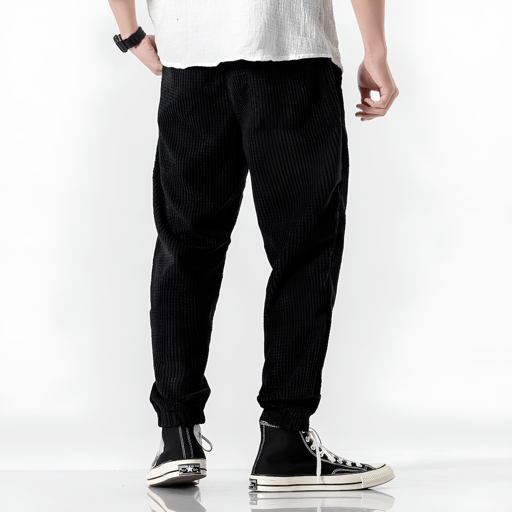 Evan | Easy Textured Relaxed Pants