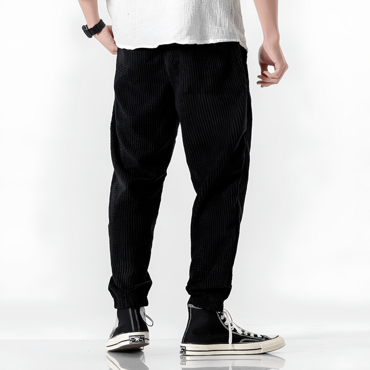 Evan | Easy Textured Relaxed Pants