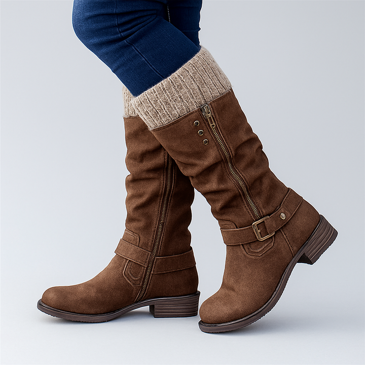Bonnie | Elegant Supportive Buckle Boots