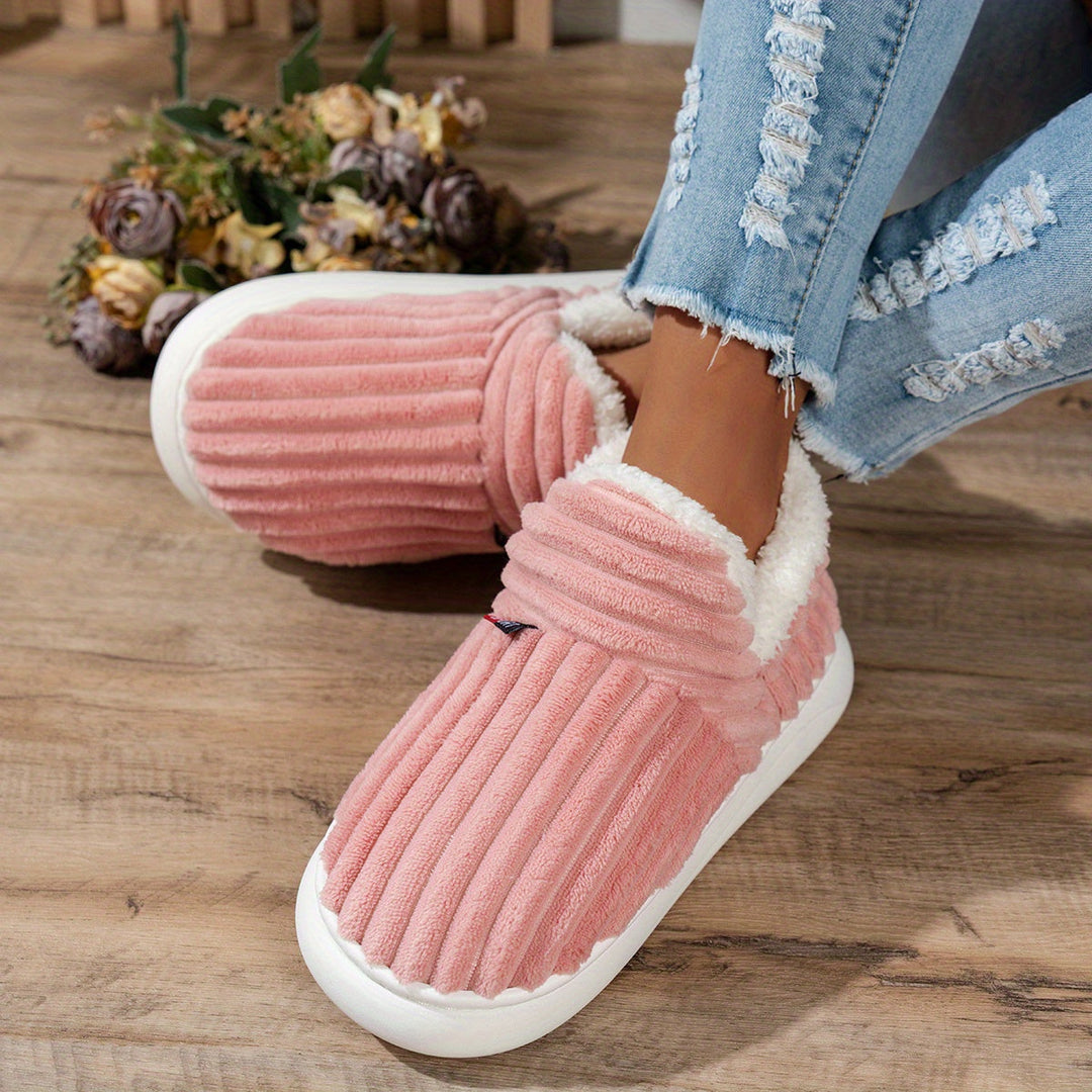 Avery | Soft Plush Indoor Slippers