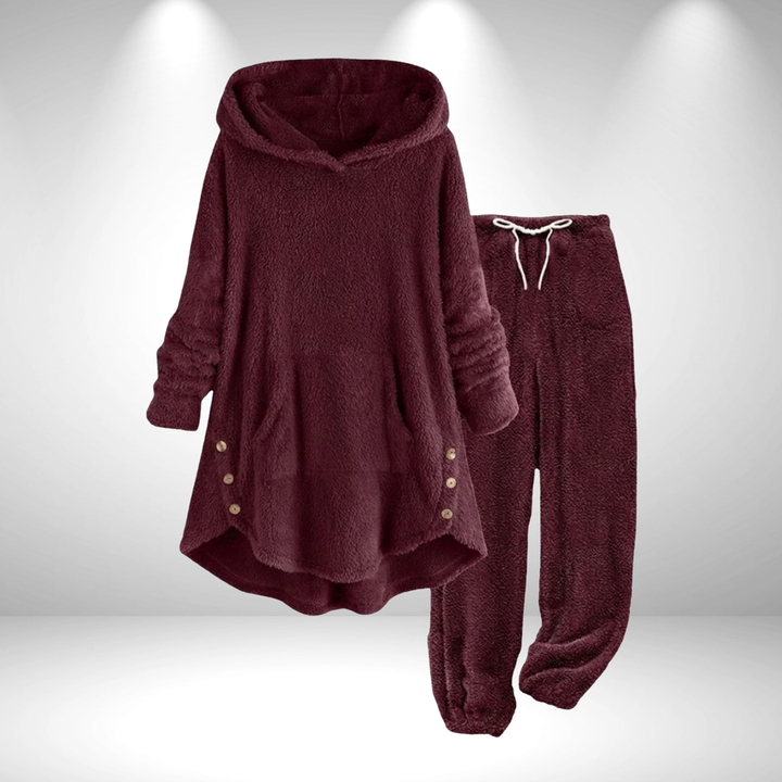 Cressy | Cozy Draped Hooded Lounge Set