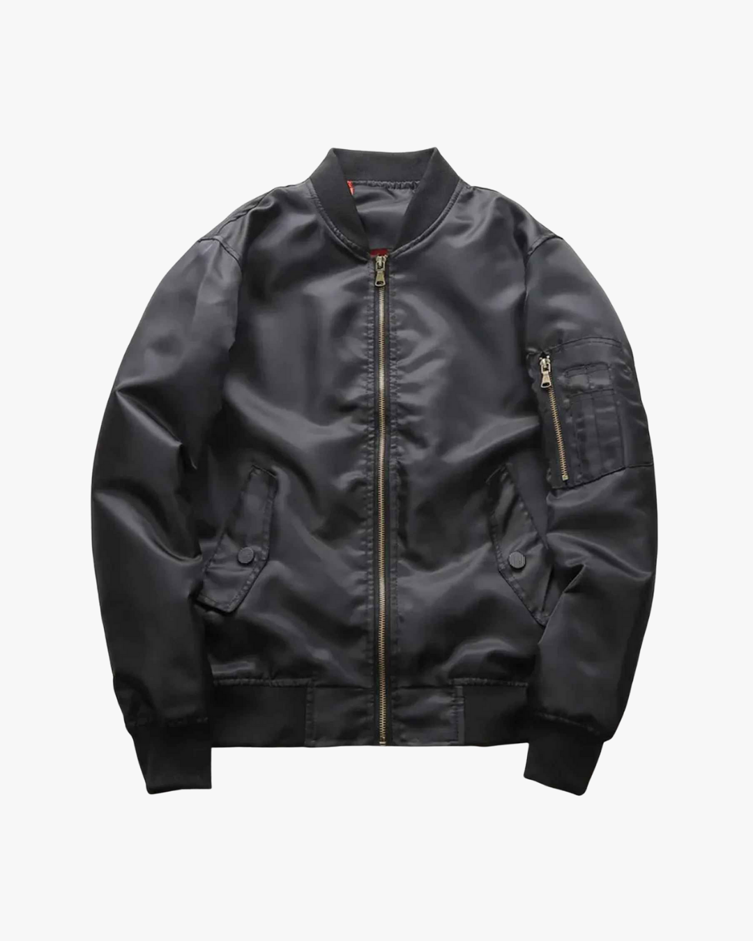 Alden | Sleek Zip-Front Classic Bomber Jacket