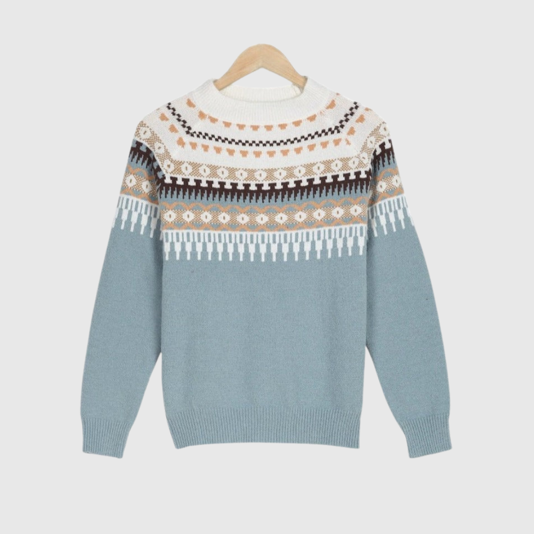 Elowen | Classic Patterned Knit Sweater