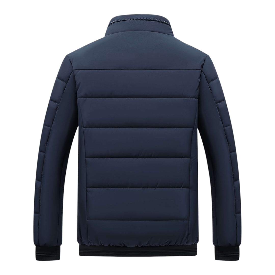 Rowen | Structured High-Collar Smooth Puffer Jacket