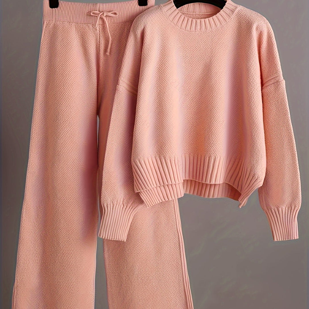 Joan | Relaxed Sweater & Wide-Leg Pants Set