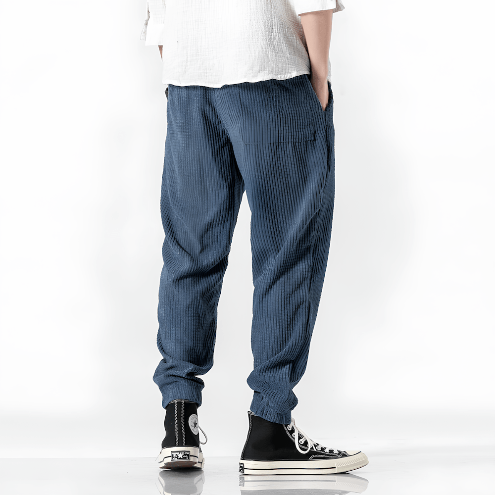 Evan | Easy Textured Relaxed Pants