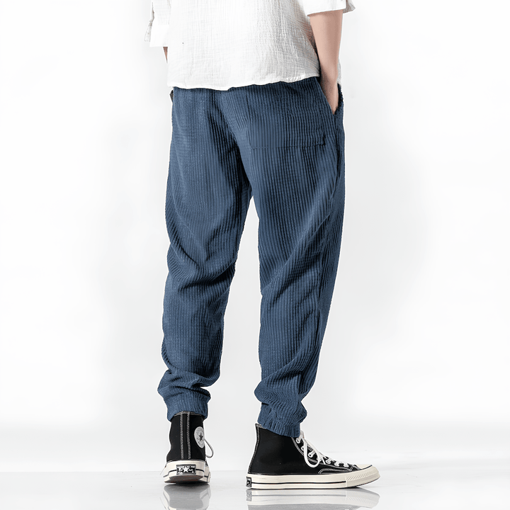 Evan | Easy Textured Relaxed Pants
