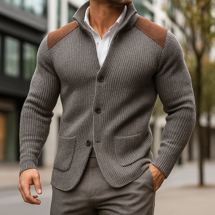 Ryan | Classic Textured Knitted Cardigan