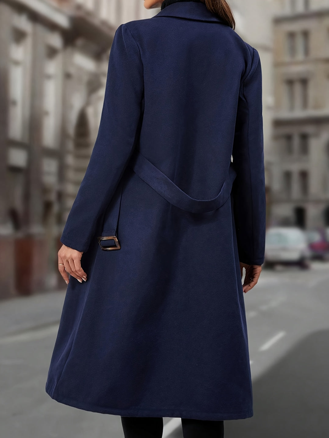 Elizabeth | Elegant Long Belted Coat