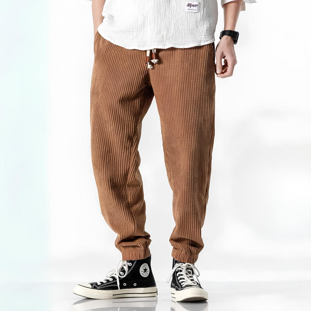Evan | Easy Textured Relaxed Pants