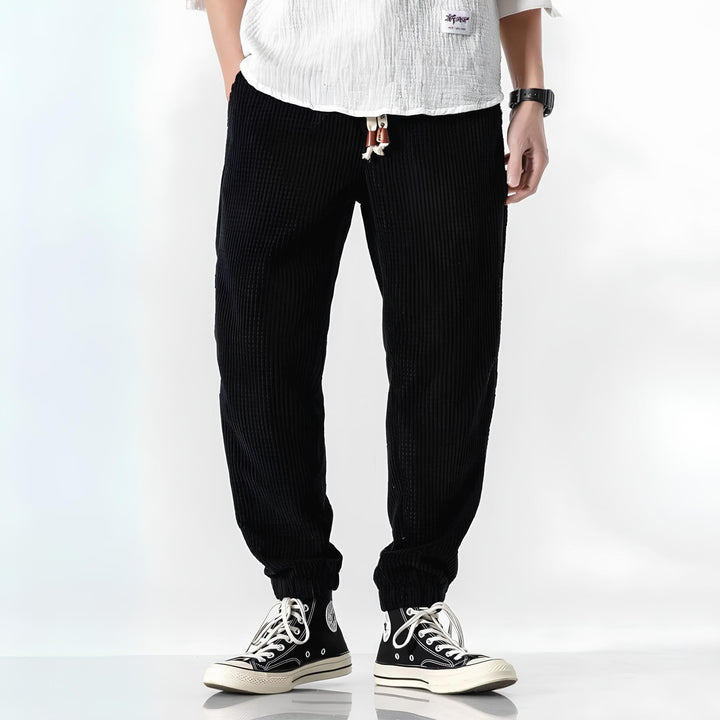 Evan | Easy Textured Relaxed Pants
