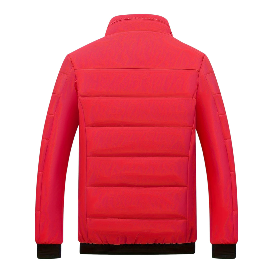 Rowen | Structured High-Collar Smooth Puffer Jacket