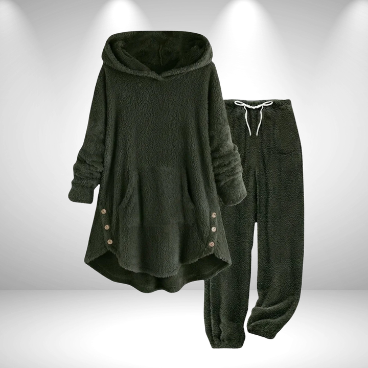 Cressy | Cozy Draped Hooded Lounge Set