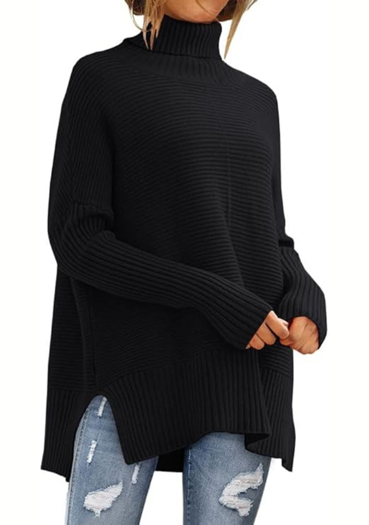 Megan | Elegant Relaxed Turtleneck Sweater