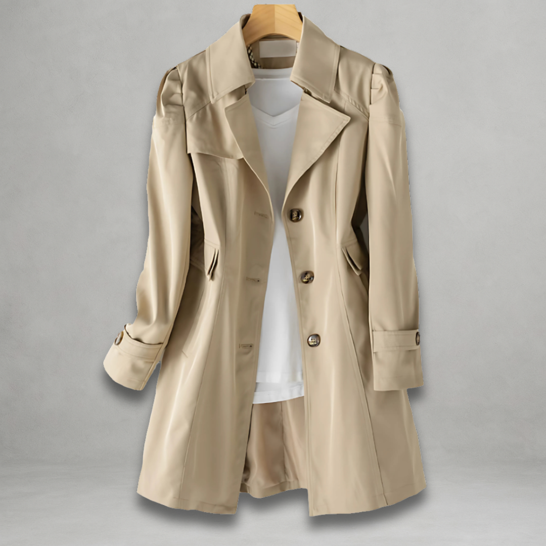 Elise | Classic Tailored Trench Coat