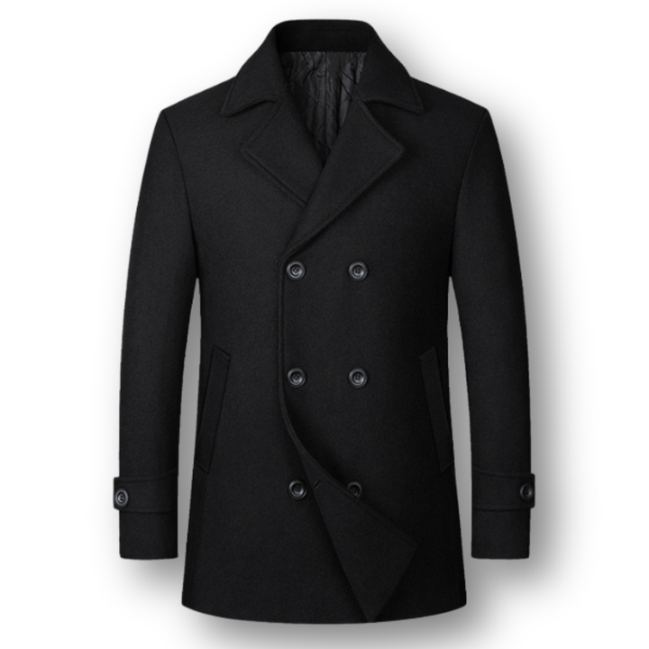 Damon | Refined Double-Breasted Structured Coat