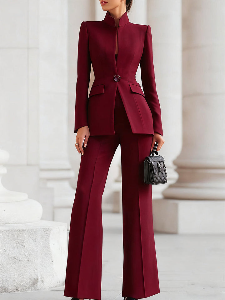 Avery | Elegant Blazer & Pants Suit Set