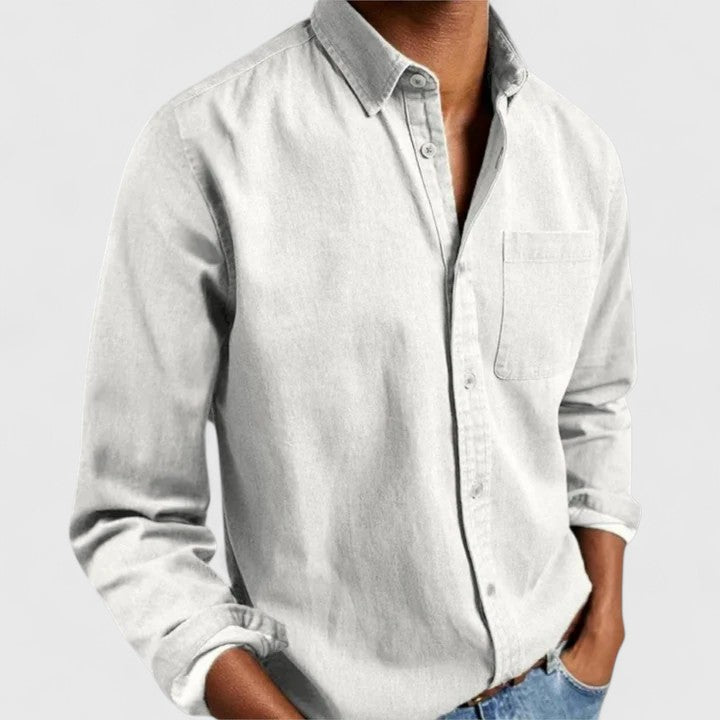 Zayvion | Elegant Long Sleeve Shirt