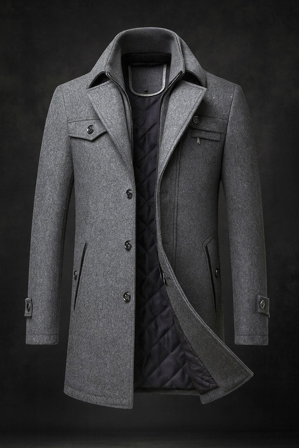 Damian | Modern Tailored Overcoat