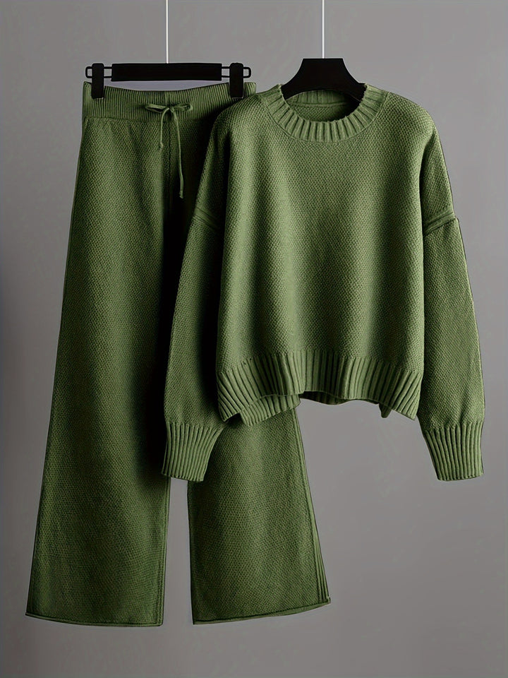 Joan | Relaxed Sweater & Wide-Leg Pants Set