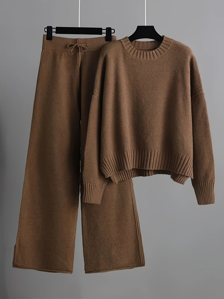 Joan | Relaxed Sweater & Wide-Leg Pants Set