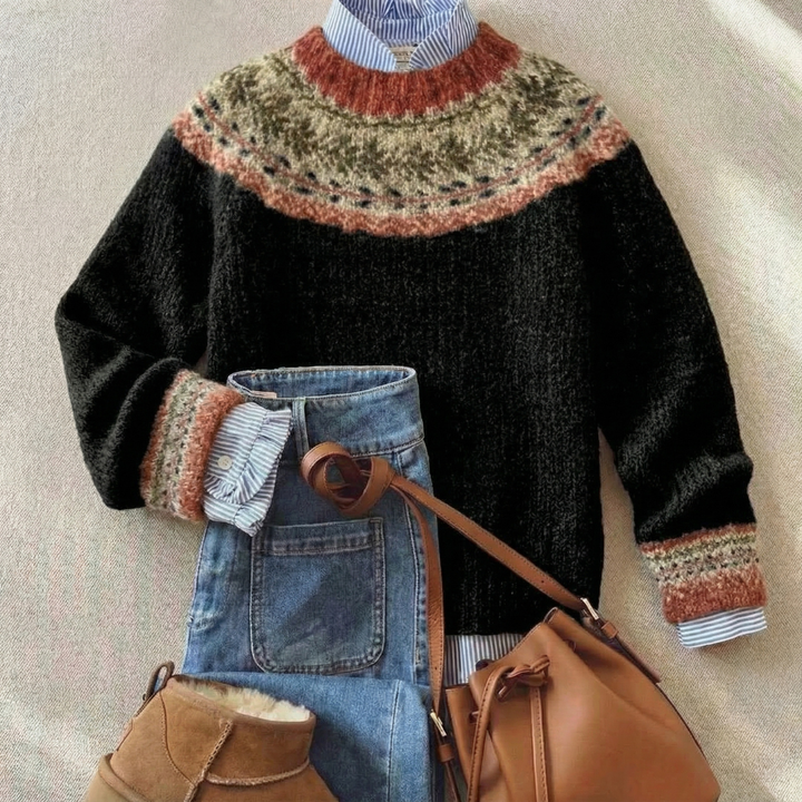 Eleanor | Timeless Pattern Charm Sweater