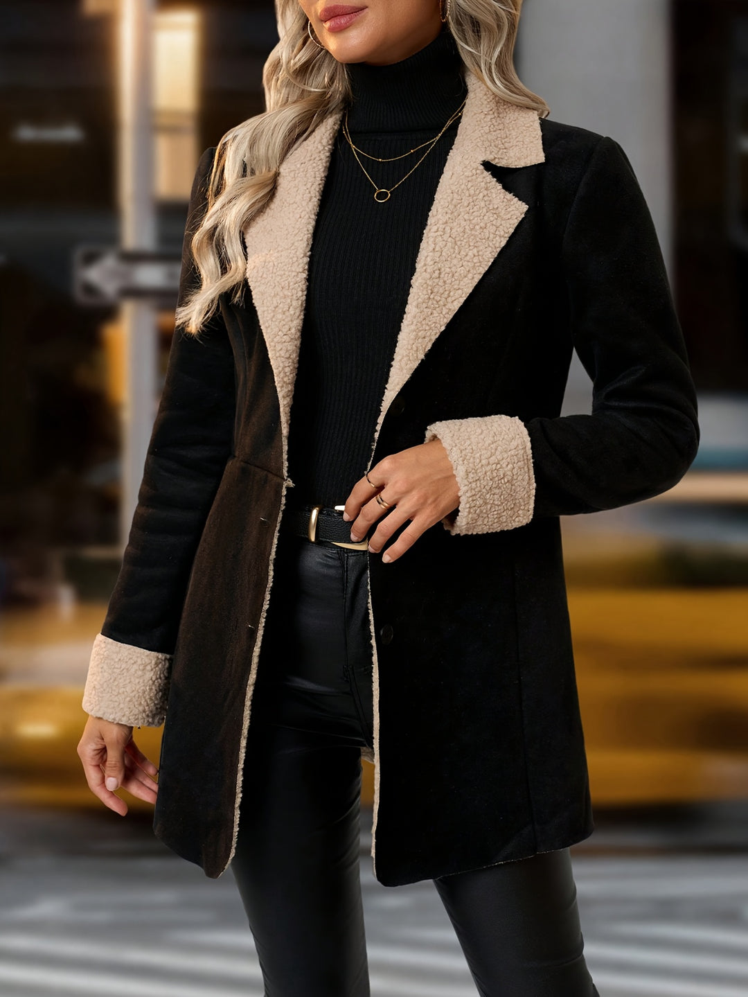 Clara | Elegant Buttoned Long Coat