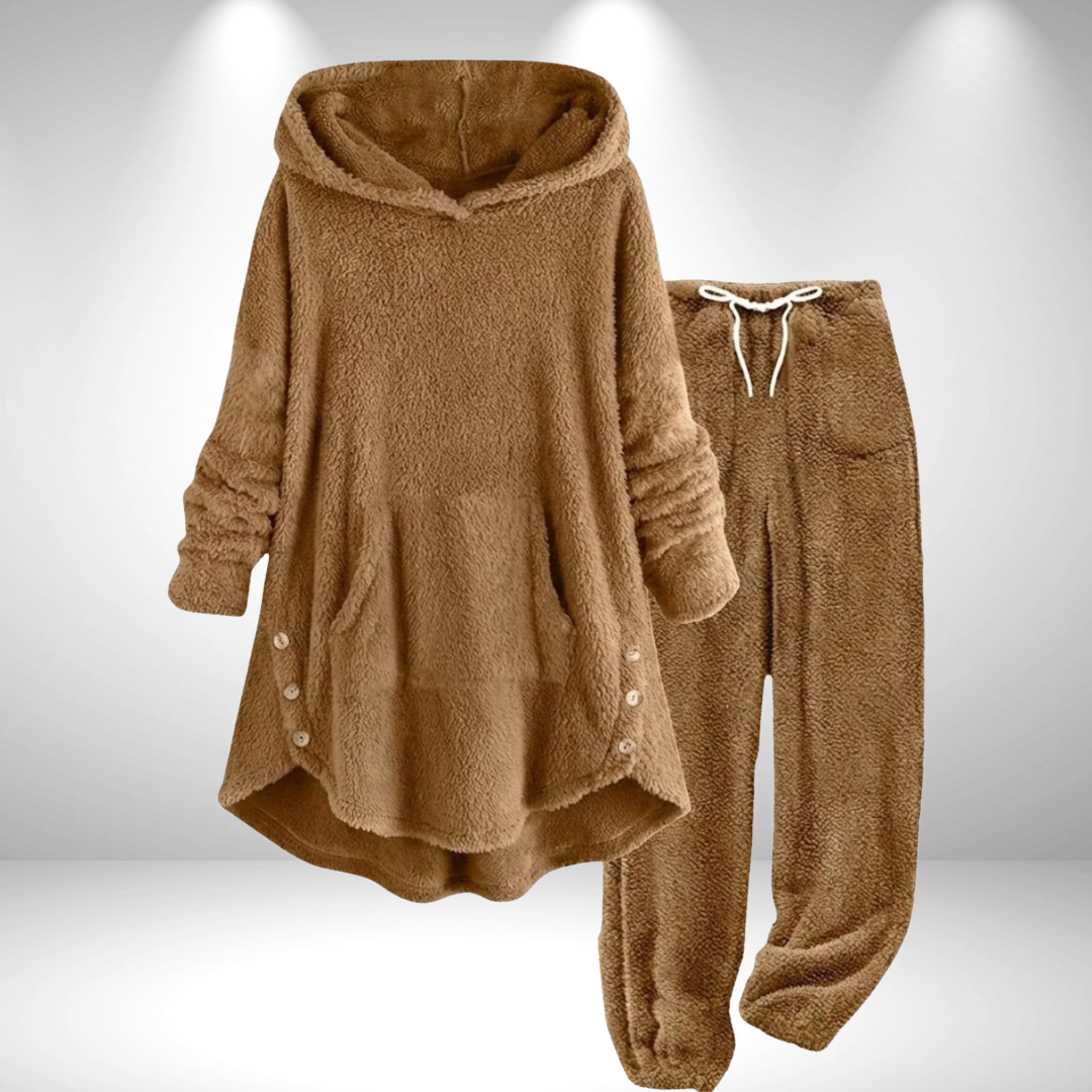 Cressy | Cozy Draped Hooded Lounge Set