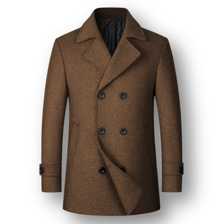 Damon | Refined Double-Breasted Structured Coat