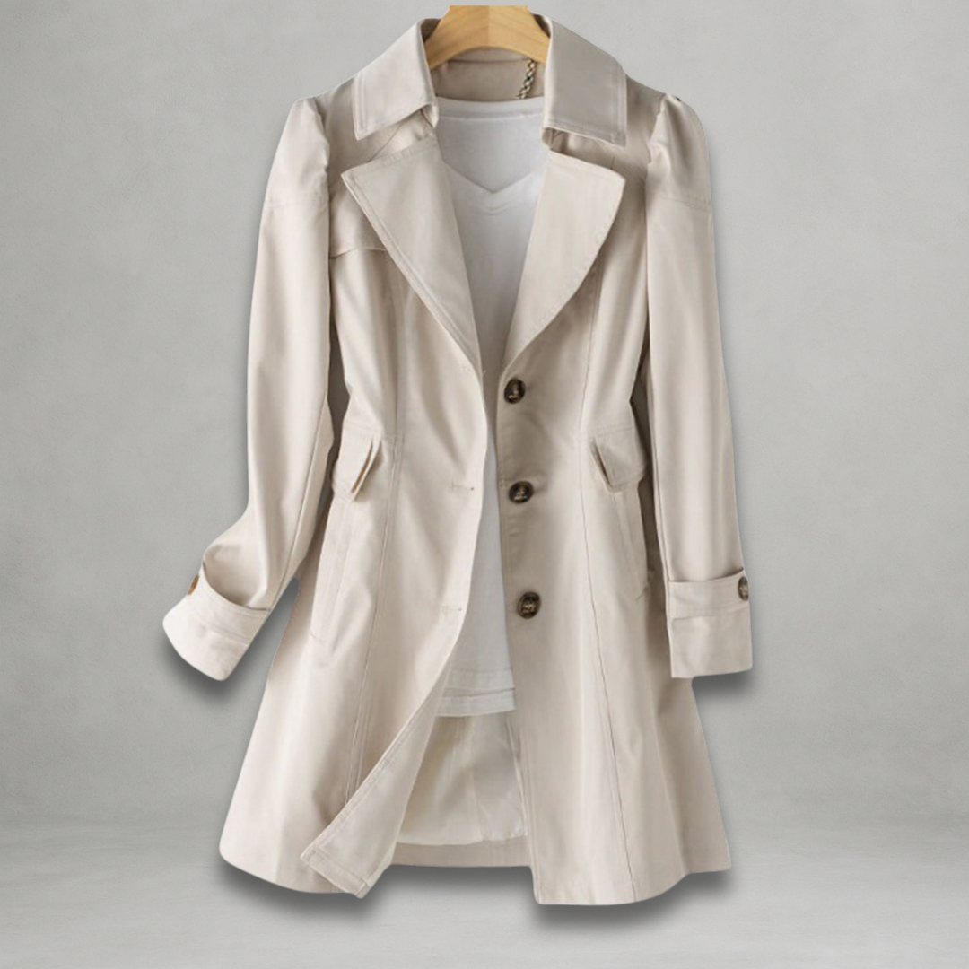 Elise | Classic Tailored Trench Coat