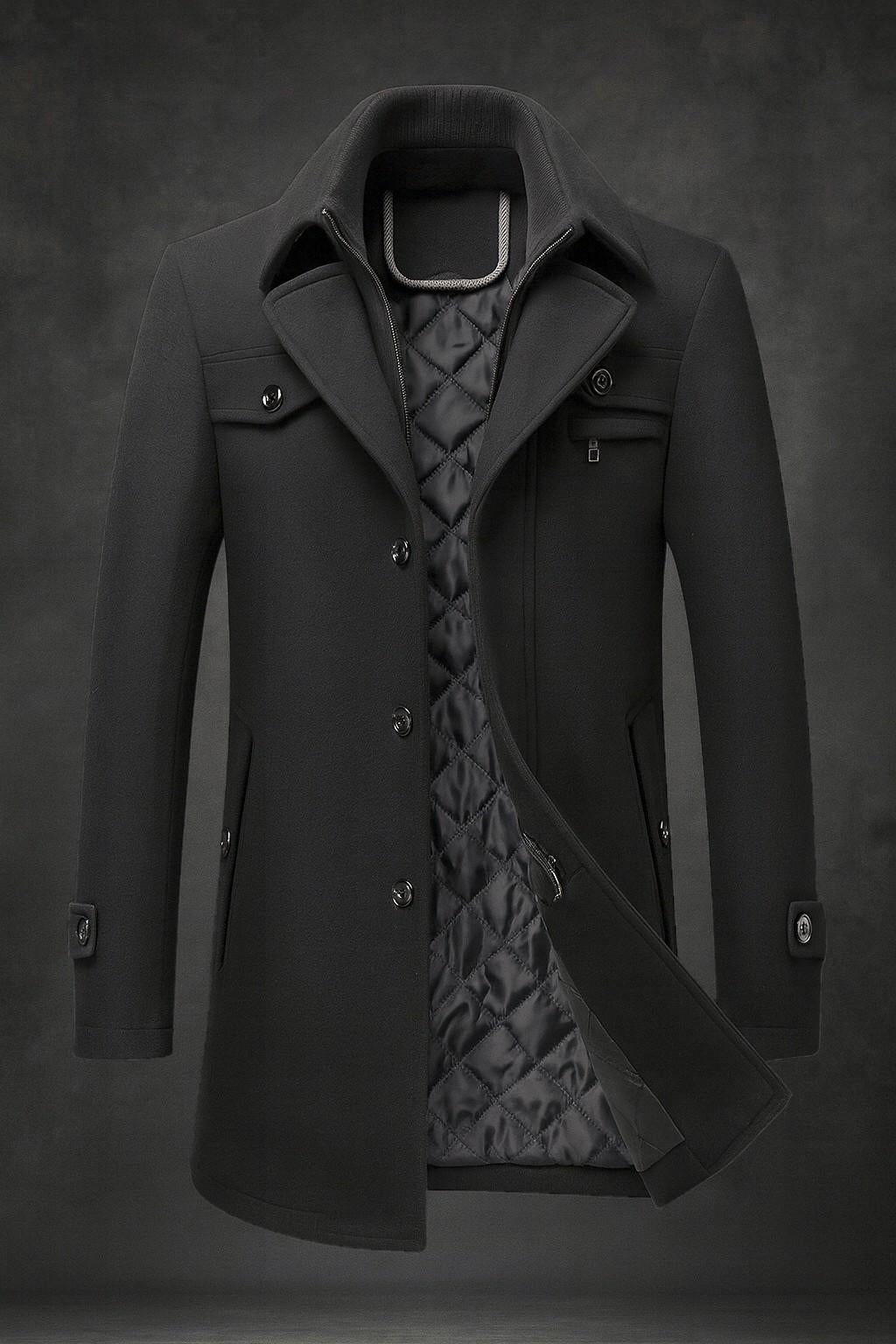 Damian | Modern Tailored Overcoat