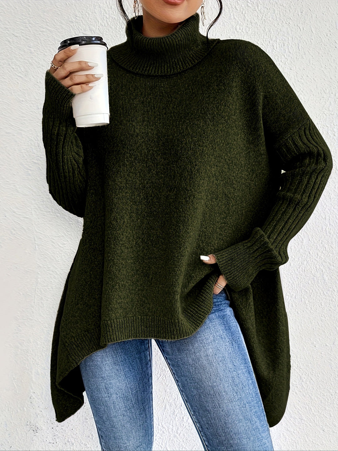 Laila | Oversized Turtleneck Sweater
