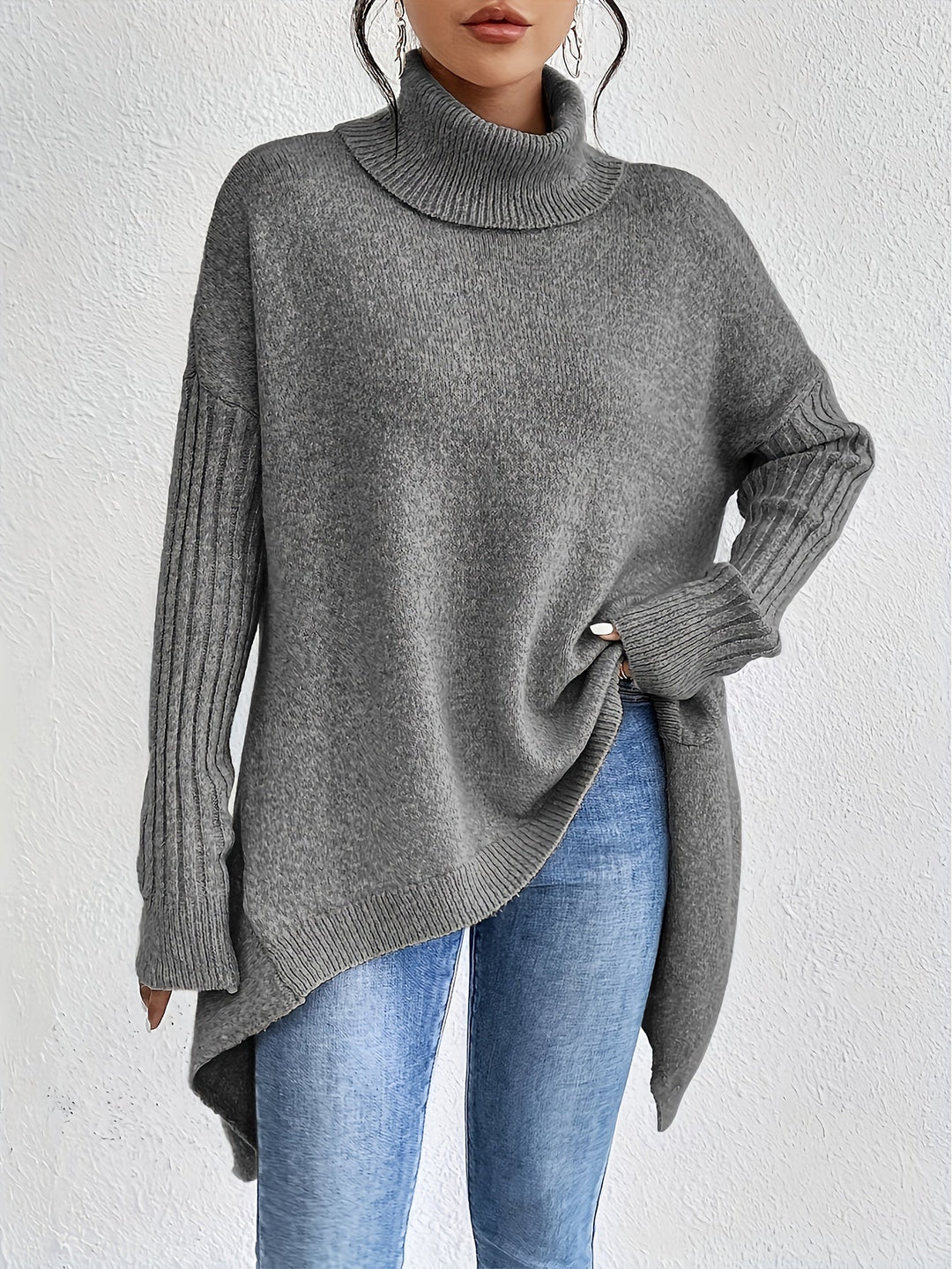 Laila | Oversized Turtleneck Sweater