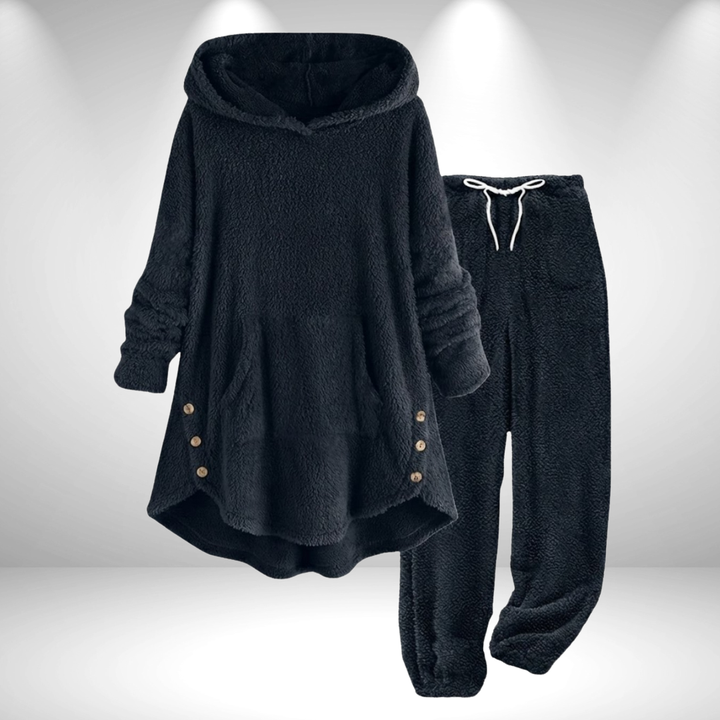 Cressy | Cozy Draped Hooded Lounge Set