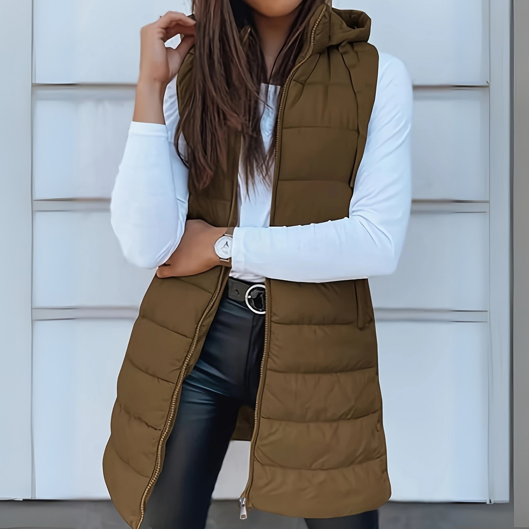 Betty | Long Hooded Puffer Jacket