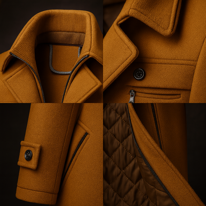 Damian | Modern Tailored Overcoat