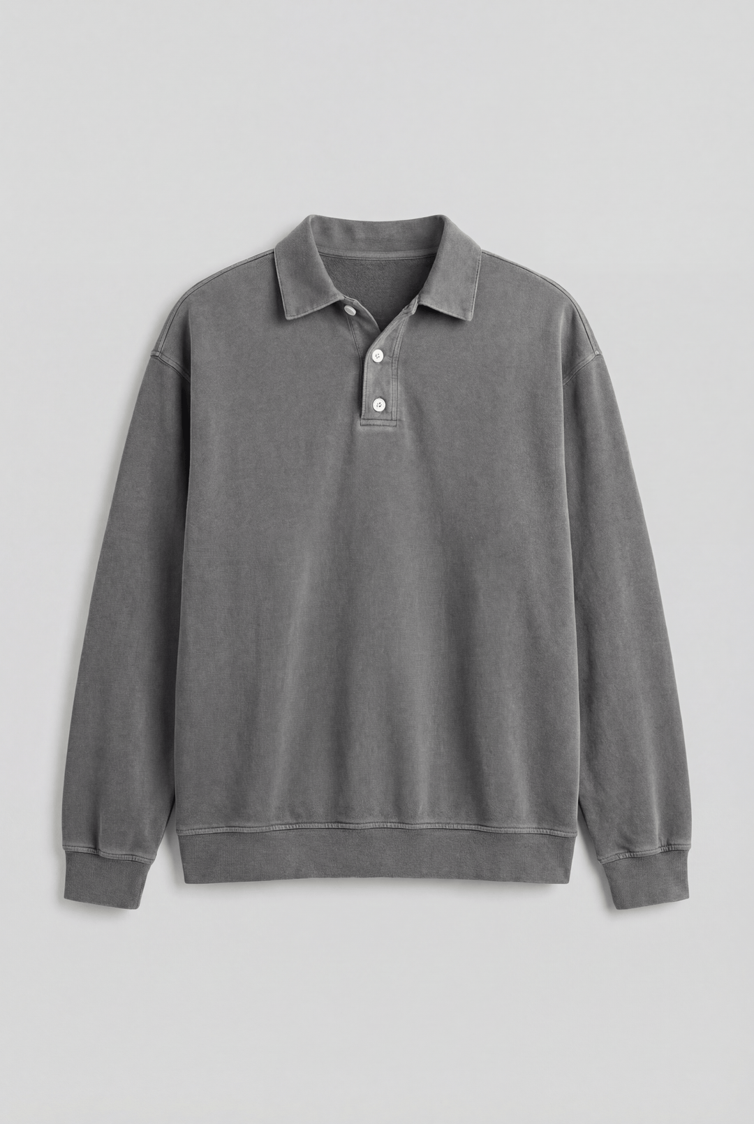 Harrison | Refined Long-Sleeve Polo Sweater