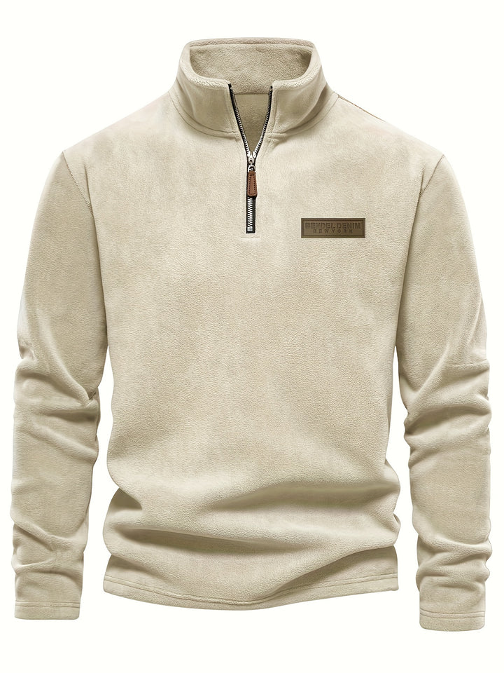 Evan | Classic Half-Zip Stand-Collar Sweater