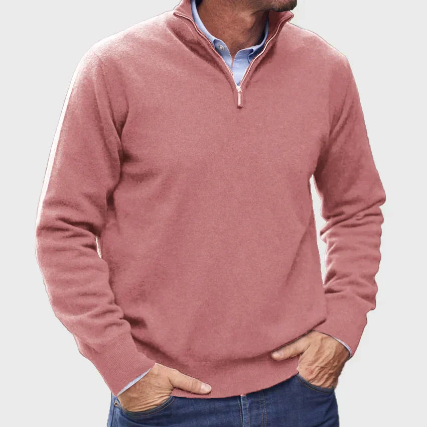 Hunter | Classic Quarter-Zip Everyday Sweater