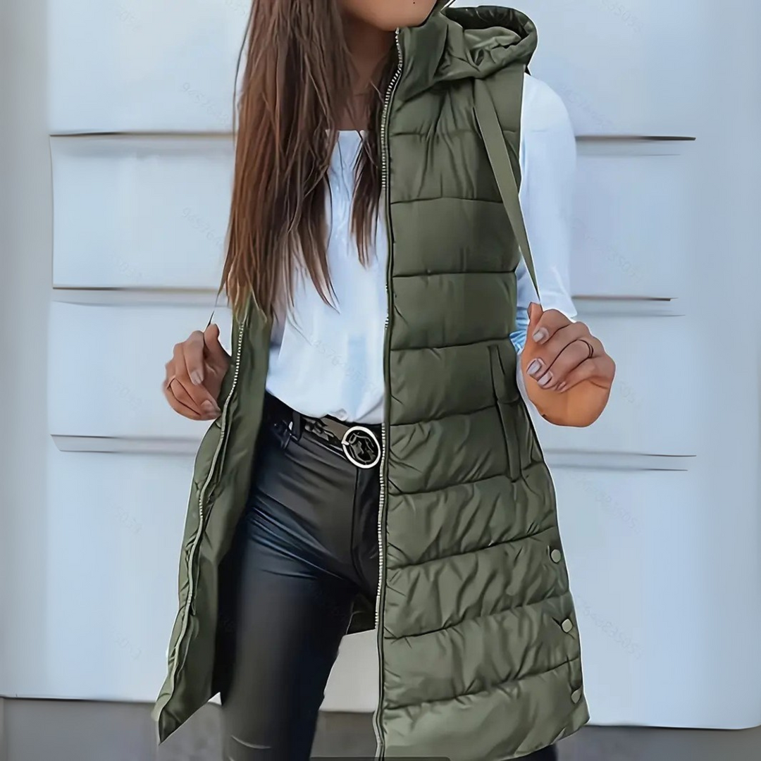 Betty | Long Hooded Puffer Jacket