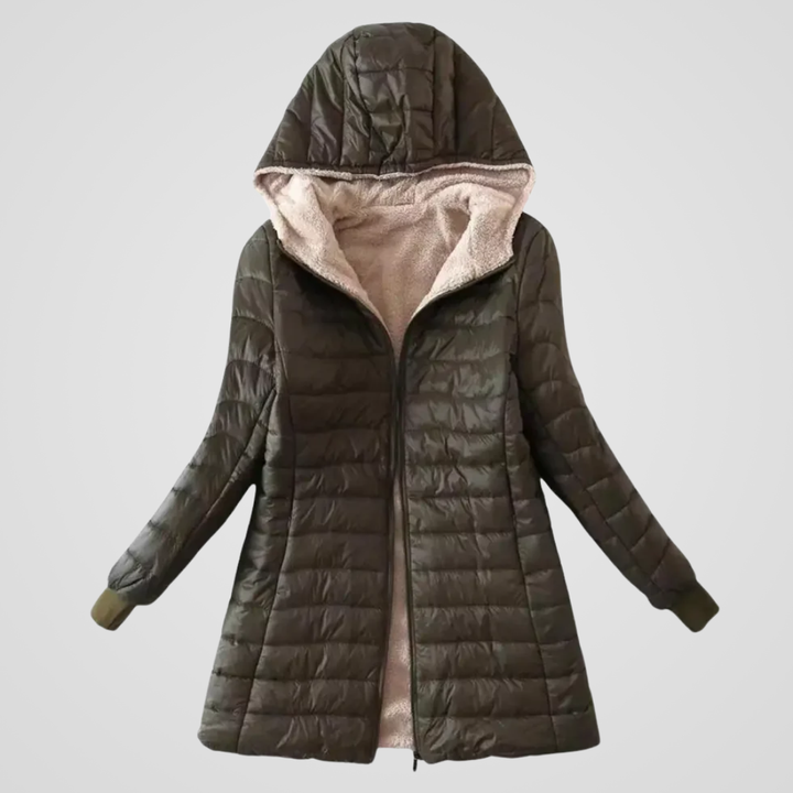 Amelia | Warm Easy Hooded Winter Jacket