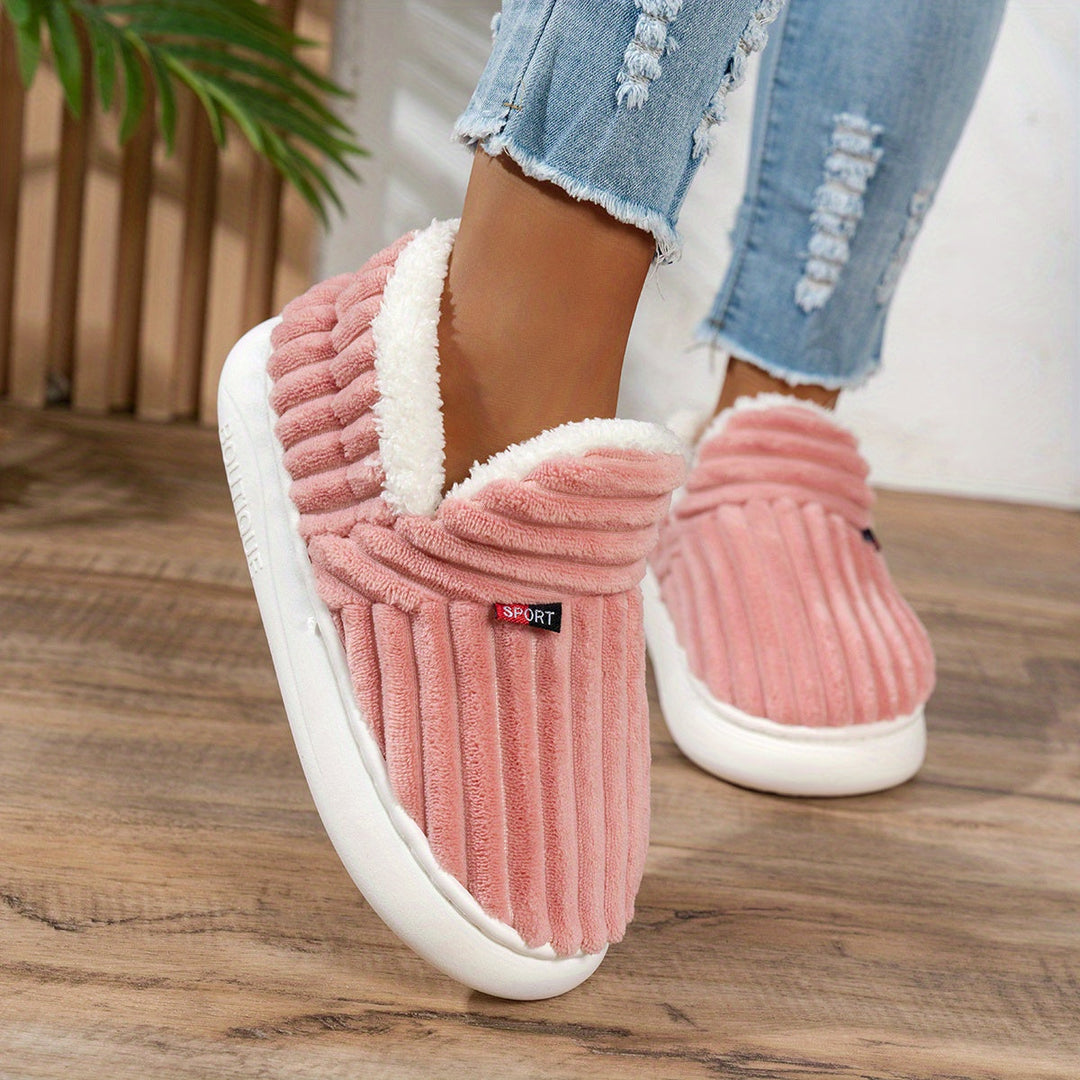 Avery | Soft Plush Indoor Slippers