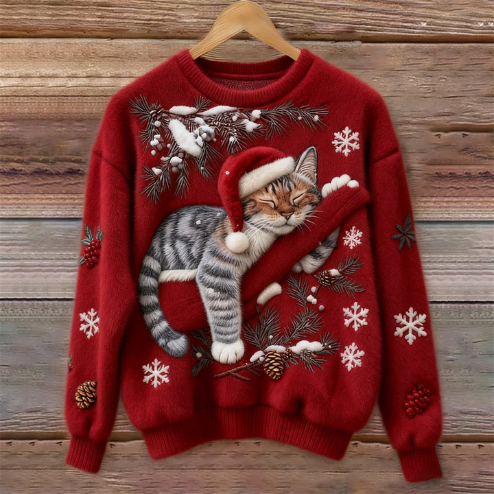 Emery | The Purrfect Christmas Sweater for Cat Lovers