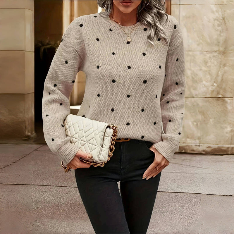 Esmee | Elegant & Classic Dotted Sweater