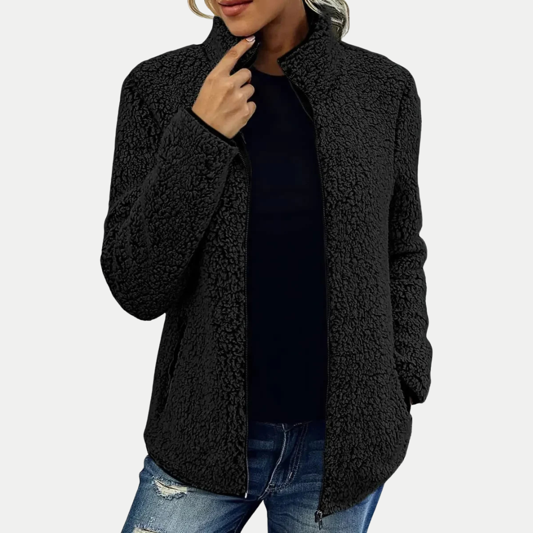 Ellis | Soft-Texture Zip-Front Cozy Jacket