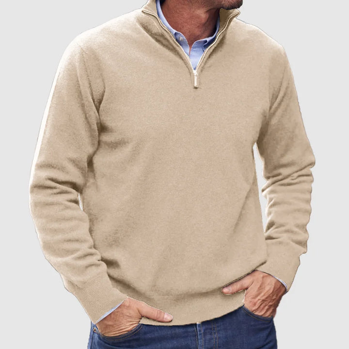Hunter | Classic Quarter-Zip Everyday Sweater